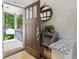Inviting entryway featuring a charming console table and decor at 16581 Buckthorn Ln, Parker, CO 80134