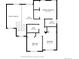 Second floor plan featuring bedrooms, bathrooms, and hall with dimensions at 16581 Buckthorn Ln, Parker, CO 80134