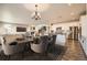 Dining area with view of the living room, kitchen and staircase at 1715 Pioneer Cir, Lafayette, CO 80026