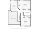 Second floorplan with bedrooms, bathroom, and a loft area at 13577 Quivas St, Denver, CO 80234