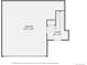 Floorplan showing garage with staircase leading to the upper levels at 3370 Cascina Cir # D, Highlands Ranch, CO 80126