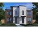 Modern home exterior showcasing a stone facade, clean lines, and inviting landscaping at 4570 N Raleigh St, Denver, CO 80212