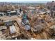 Aerial view highlighting the property and nearby businesses at 6145 W 38Th Ave, Wheat Ridge, CO 80033