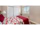 Bright bedroom with a charming bed and a window offering natural light at 555 Heritage Trl, Elizabeth, CO 80107