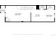 Floor plan showcasing a spacious living room and kitchen at 614 S Depew St # C, Lakewood, CO 80226