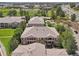 A nice aerial view of the tan homes with tile roofs in a well-planned neighborhood at 7160 S Wenatchee Way # F, Aurora, CO 80016