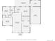 Detailed floor plan showing the layout of the rooms in the house at 6260 W 45Th Pl, Wheat Ridge, CO 80033