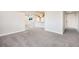 Spacious basement featuring neutral carpeting, white trim, and recessed lighting at 875 Coal Bank Trl, Castle Rock, CO 80104