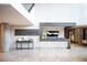 A bright lobby space featuring a reception desk, wood accents, marble floors, and modern décor at 4200 W 17Th Ave # 419, Denver, CO 80204
