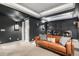 Home theater features recessed lighting, sconces and large comfortable seating at 9380 Bear River St, Littleton, CO 80125