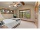 Comfortable bedroom with natural light, and an inviting atmosphere at 2929 Highlands View Rd, Evergreen, CO 80439