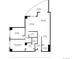 Detailed floor plan showcasing the layout of the home with measurements of rooms and balcony at 5955 E 10Th Ave # 507, Denver, CO 80220