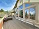 Exterior view of a spacious back deck and beautiful windows with natural views at 8461 Pawnee Ln, Niwot, CO 80503