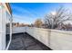 Outdoor deck with a black tile floor and a partial view at 4129 Zenobia St, Denver, CO 80212