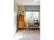Crafting room with carpet floors, sewing machine, and an antique dresser at 10218 Woodrose Ct, Highlands Ranch, CO 80129