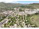 Areal view of property and Golden, Colorado highlighting proximity to downtown, Table mountain, and the mountains at 510 16Th St, Golden, CO 80401
