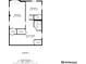 First floor plan features bedrooms, a bathroom, a utility room, and storage areas at 510 16Th St, Golden, CO 80401