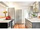 Open kitchen featuring stainless steel appliances, modern cabinetry, and light countertops at 510 16Th St, Golden, CO 80401