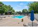 A large pool is an attractive feature for the apartment tenants to enjoy at 5751 E Ithaca Pl # 3, Denver, CO 80237