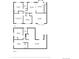 Detailed floor plan showcasing layout of first floor and basement including the living room, bedrooms and Gathering room at 7034 S Cherry St, Centennial, CO 80122