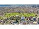 Areal view of large green park surrounded by houses and residential towers at 1085 N Lafayette St # 702, Denver, CO 80218