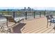 Enjoy the city views from this amazing rooftop deck with room for seating and lounging at 1085 N Lafayette St # 702, Denver, CO 80218