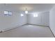 Finished basement featuring neutral carpet, natural light, and recessed lighting at 3375 Zephyr Ct, Wheat Ridge, CO 80033