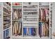 The walk-in closet is spacious, and features custom shelving for excellent organization and storage at 675 W 171St Pl, Broomfield, CO 80023