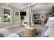 Stylish living room with cozy seating, a loft ladder, and ample natural light at 503 15Th St, Golden, CO 80401