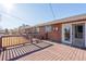 Spacious deck with access to backyard and sliding door at 888 Oak St, Lakewood, CO 80215