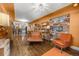 Stylish living room with hardwood floors, unique furnishings, and an open layout at 2514 N Humboldt St, Denver, CO 80205