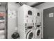 Convenient on-site laundry facility with multiple washers and dryers at 100 S Clarkson St # 105, Denver, CO 80209