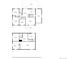 Detailed floor plan showcasing the layout of the home's two floors at 6088 Quail Ct, Arvada, CO 80004