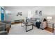 Comfortable living room showcases neutral decor, hardwood floors and stylish furnishings at 6088 Quail Ct, Arvada, CO 80004