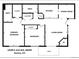 A floor plan of the residence shows the layout of the kitchen, living room, bedrooms and bathrooms at 14590 E 2Nd Ave # B309, Aurora, CO 80011