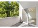 Cozy outdoor patio, perfect for enjoying the surrounding green trees at 1308 Snowberry Ln # 303, Louisville, CO 80027