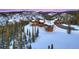 Secluded mountain home in snowy landscape with mountain views at 300 Little Sally Barber Trl, Breckenridge, CO 80424