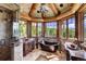 Spa-like bathroom with copper soaking tub and walk-in shower at 300 Little Sally Barber Trl, Breckenridge, CO 80424