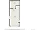 Floor plan showcasing the layout of the garage and downstairs room at 437 Raleigh St, Denver, CO 80204