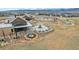 Community aerial view showcasing clubhouse, fire pit, playground, and outdoor amenities at 9162 Star Streak Cir, Littleton, CO 80125