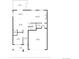 Second floor floor plan showing kitchen, living area, and garage layout at 17382 Bluetrail Ave, Parker, CO 80134
