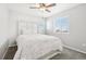 Bedroom with a queen bed and ceiling fan at 7916 S Grand Baker Way, Aurora, CO 80016