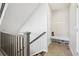 Upstairs hallway with built-in bench and shoe storage at 7916 S Grand Baker Way, Aurora, CO 80016