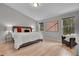 Serene bedroom with vaulted ceilings, neutral walls, and picturesque window views at 79 Beaver Rd, Idaho Springs, CO 80452