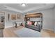 Bedroom featuring a bunk bed with a futon, and a foosball table in the corner at 79 Beaver Rd, Idaho Springs, CO 80452