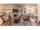 Cozy living room with stylish furnishings, a decorative fireplace, and an inviting atmosphere for relaxation and entertainment at 537 N Logan St, Denver, CO 80203