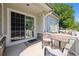 Outdoor patio featuring a seating area and a sliding glass door at 1124 E 130Th Ave # C, Thornton, CO 80241