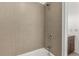 Shower includes neutral square tile at 19 S Harrison St, Denver, CO 80209