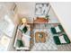 Top view of living room with decorative rug, furniture, and an accent painting at 1842 Canyon Blvd # 209, Boulder, CO 80302