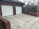 Spacious two-car garage with extra-long driveway at 701 S Clayton St, Denver, CO 80209